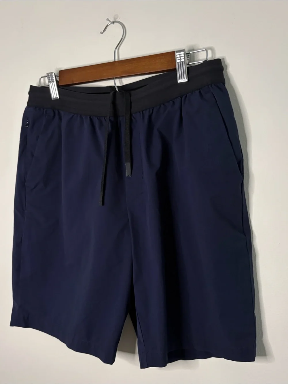 Mens BR Standard Shorts Navy Blue Medium Lightweight Travel Sporty Gym
